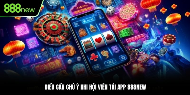Điều cần chú ý khi hội viên tải app 888NEW